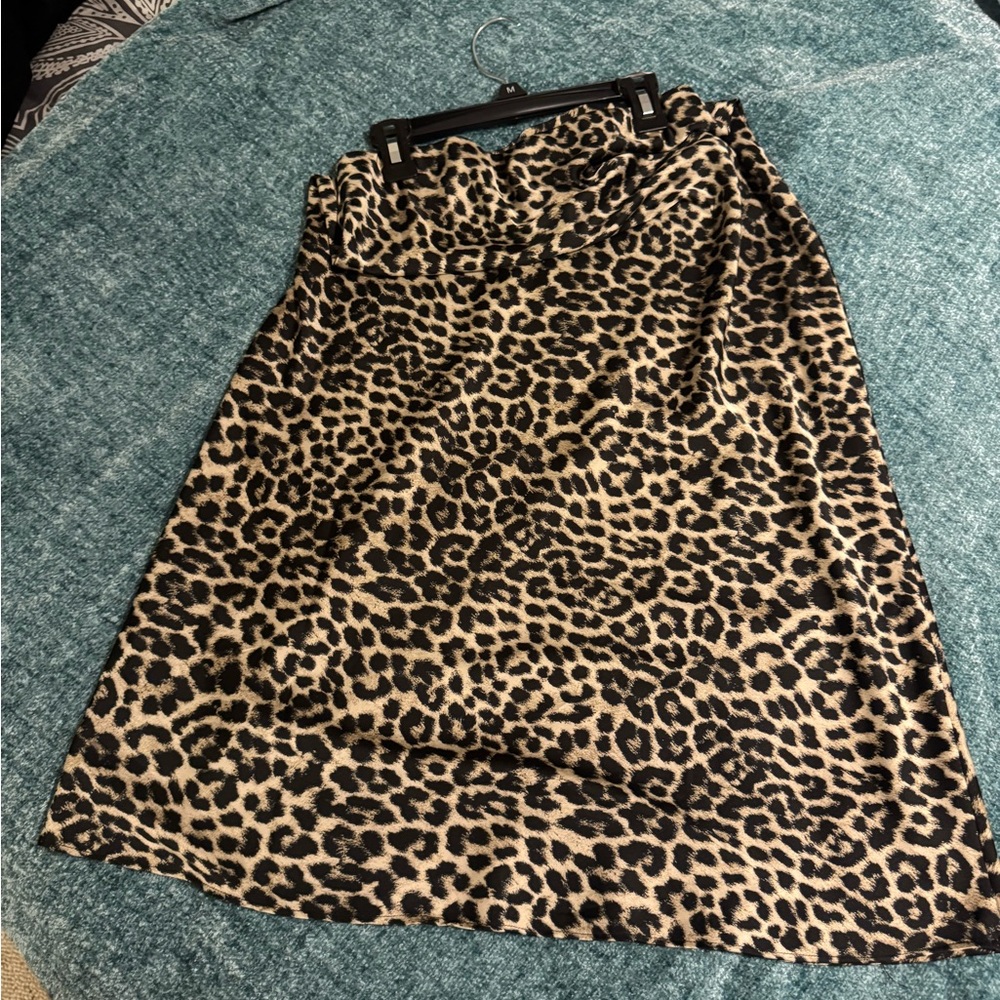 Alya Brown Tan Maxi Skirt for Night Out